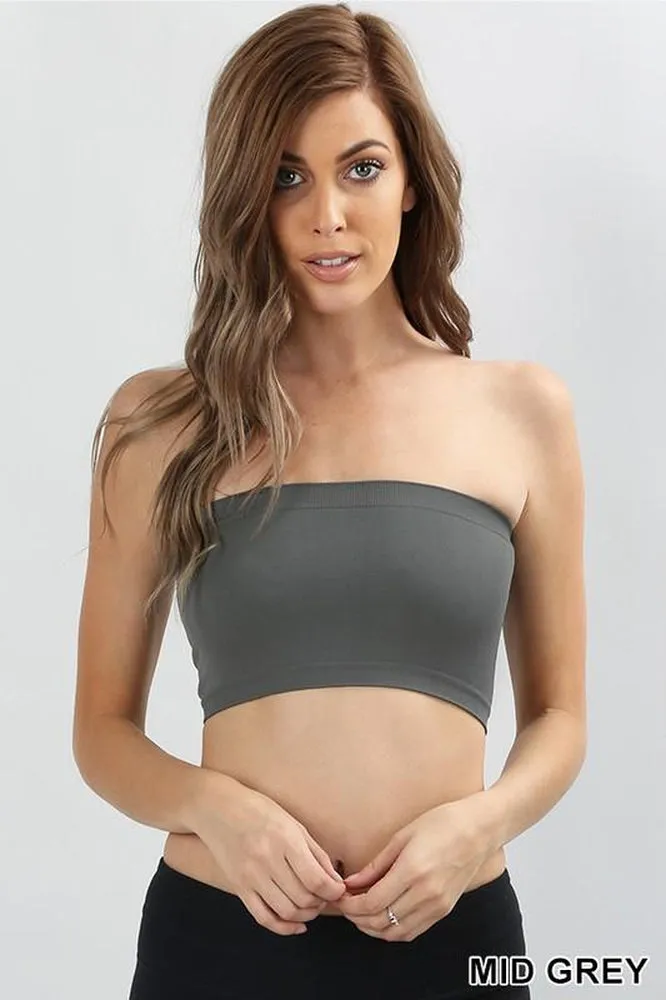 7" Seamless Solid Bandeau