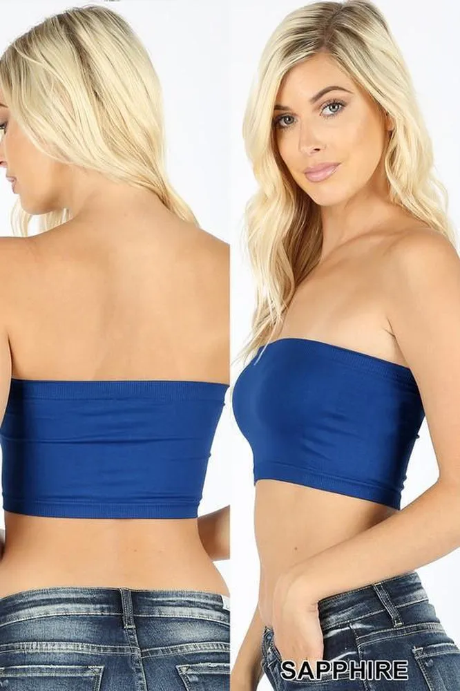 7" Seamless Solid Bandeau