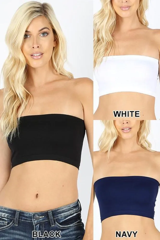 7" Seamless Solid Bandeau