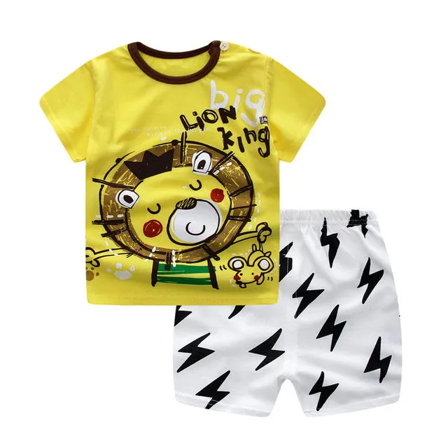 Baby Boy Suits Short Infant Kids Clothes