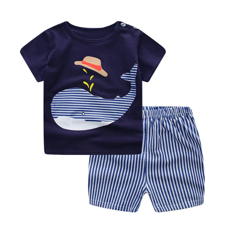 Baby Boy Suits Short Infant Kids Clothes