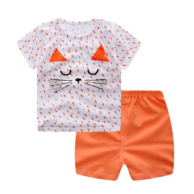 Baby Boy Suits Short Infant Kids Clothes