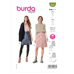 Burda Pattern 5991 Misses' Skirt/Pants