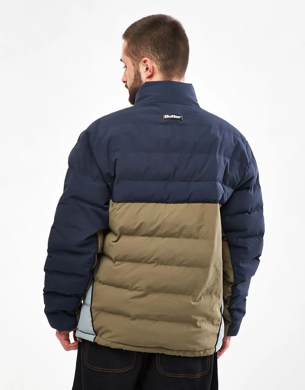 Butter Goods Puffer Jacket - Navy