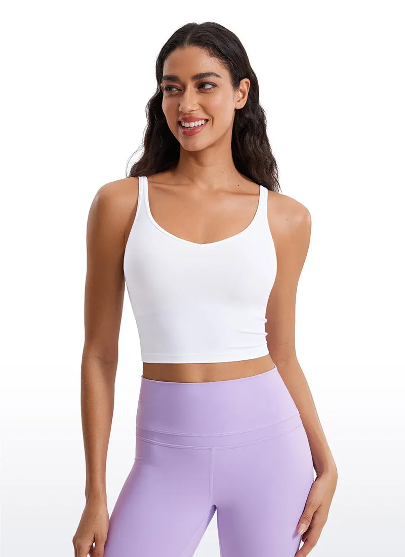 Butterluxe-Light V Neck Longline Sports Bra