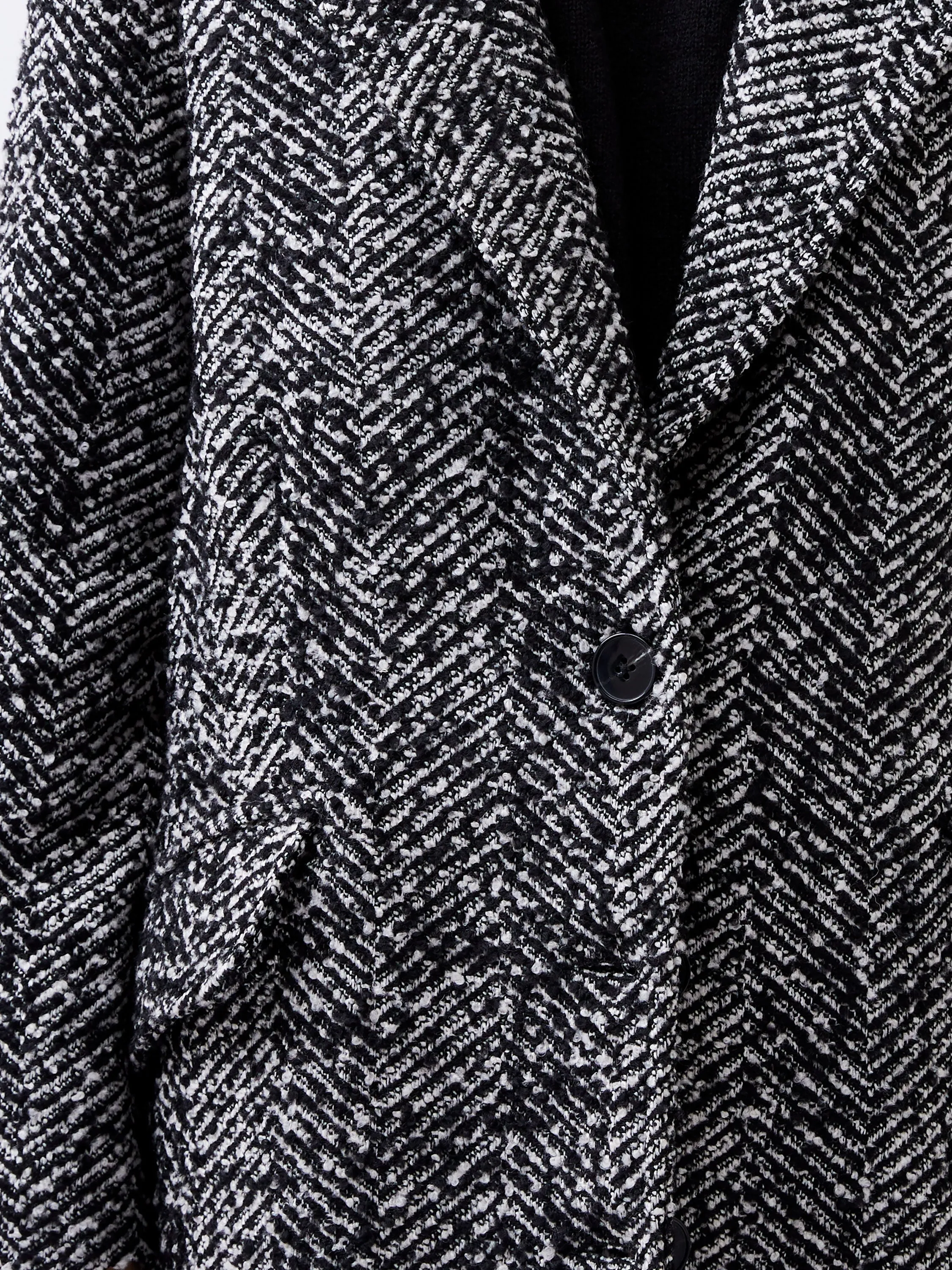 Chantelle Herringbone Coat