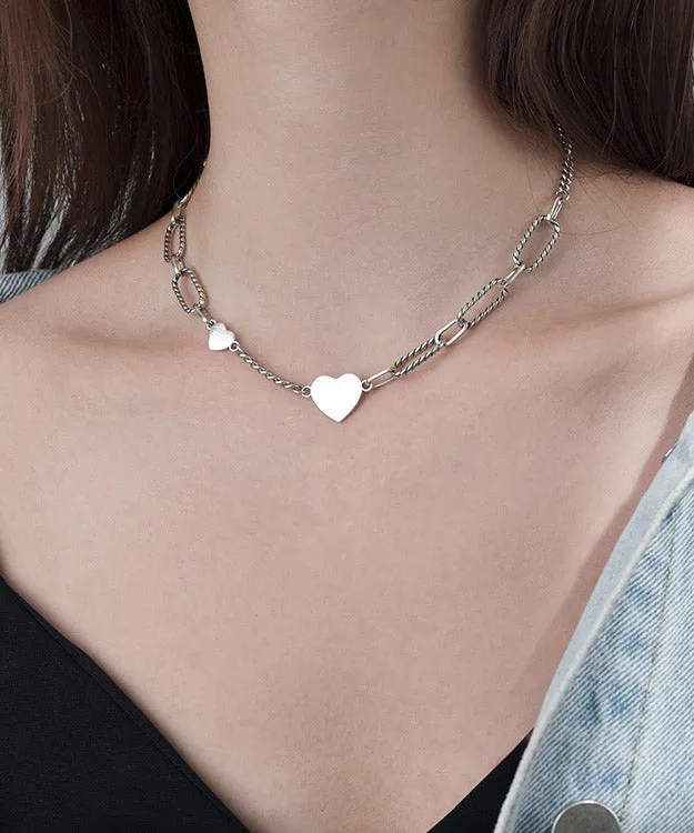 Chic Sterling Silver Necklace