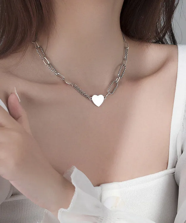 Chic Sterling Silver Necklace