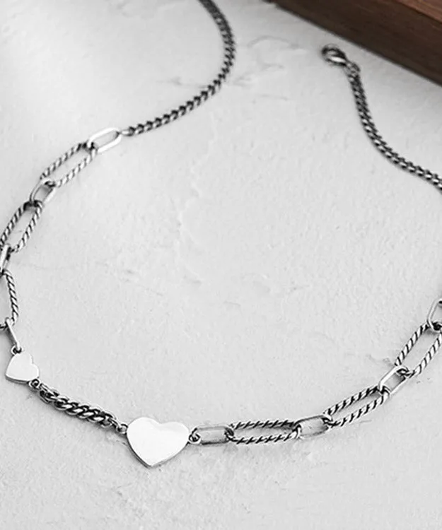 Chic Sterling Silver Necklace