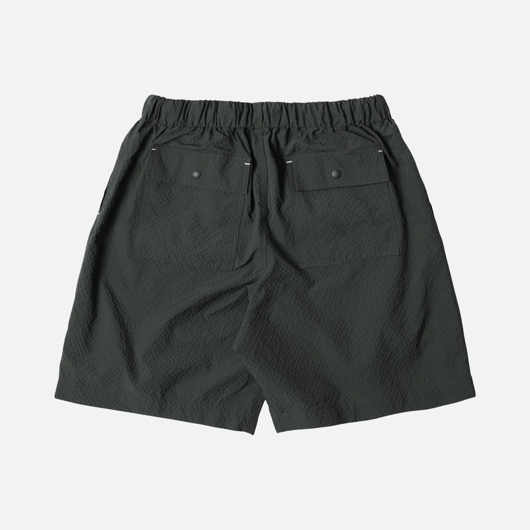 COMFORTABLE BANDING SHORTS - CHARCOAL