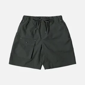 COMFORTABLE BANDING SHORTS - CHARCOAL