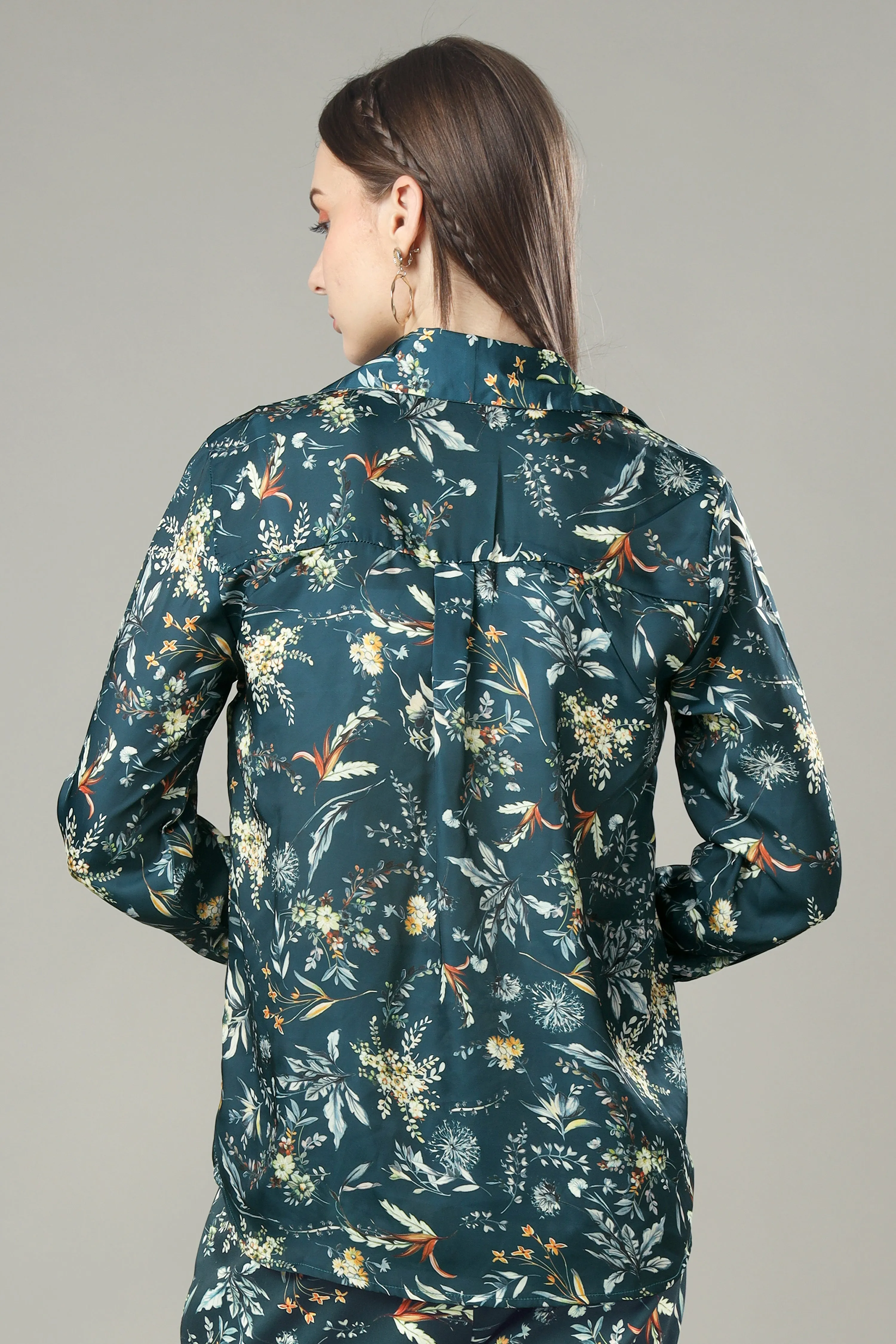 Everlasting Chic: Floral Essence Everyday Shirt