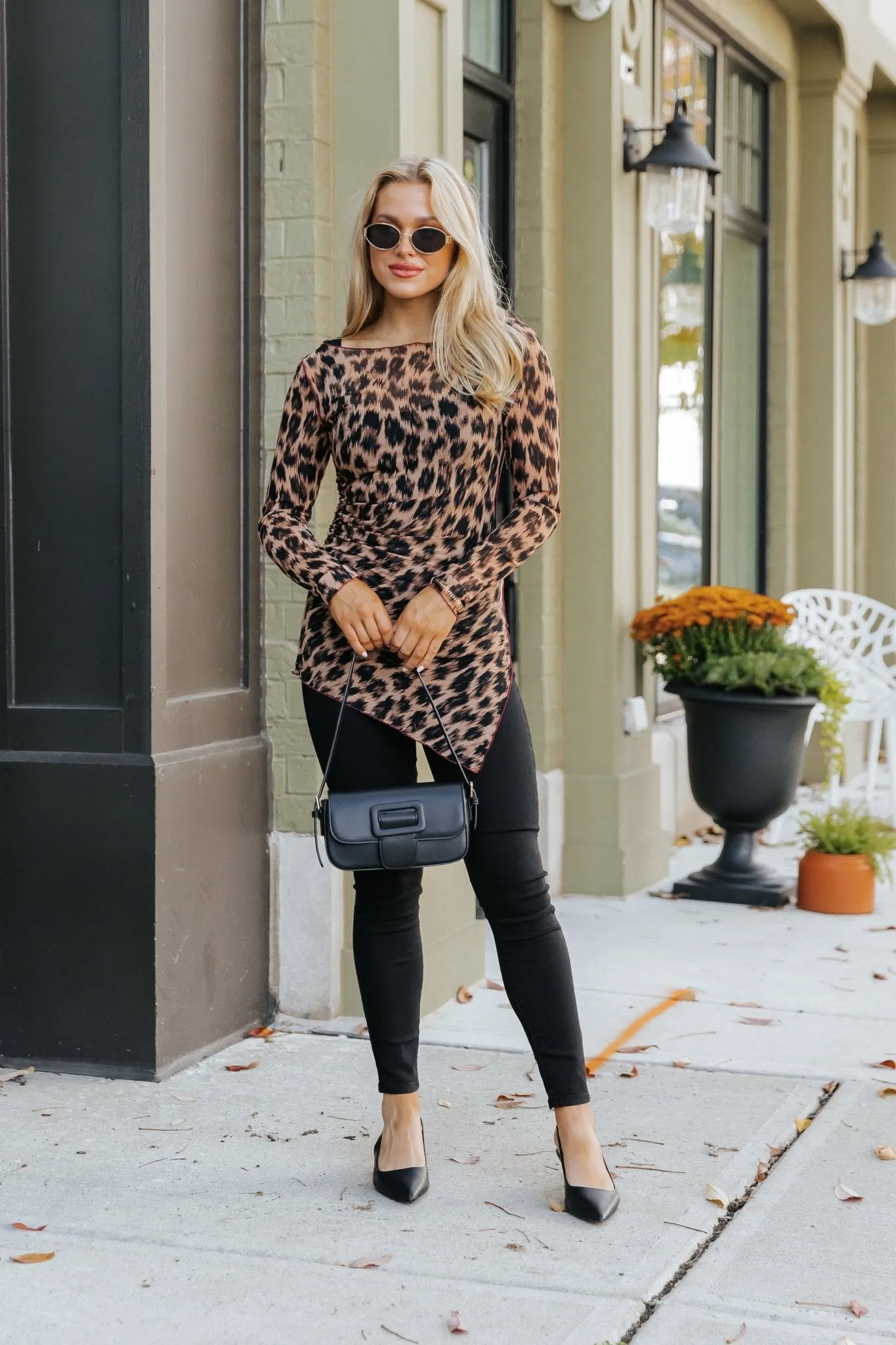 Free People Cheetah Print Something Extra Tunic - FINAL SALE