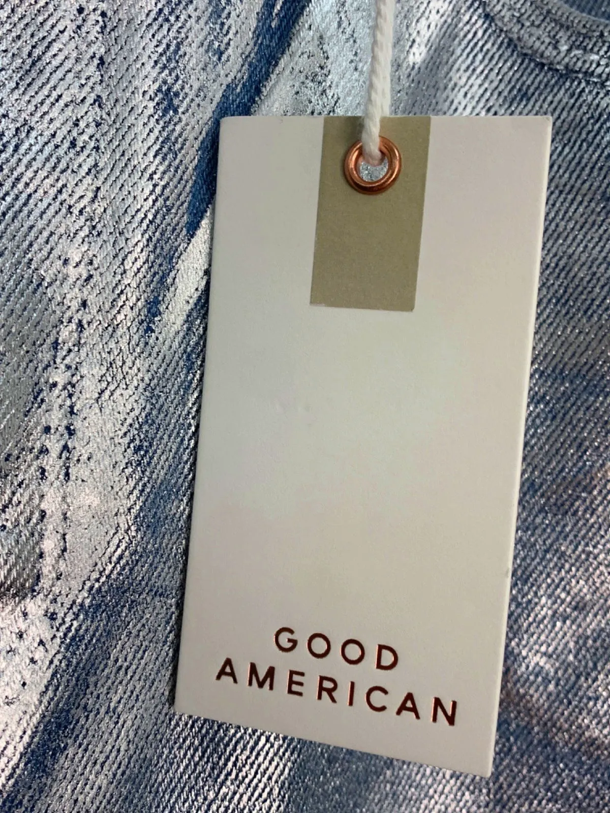 Good American Indigo Silver '90s Good '90s Jeans  W29”