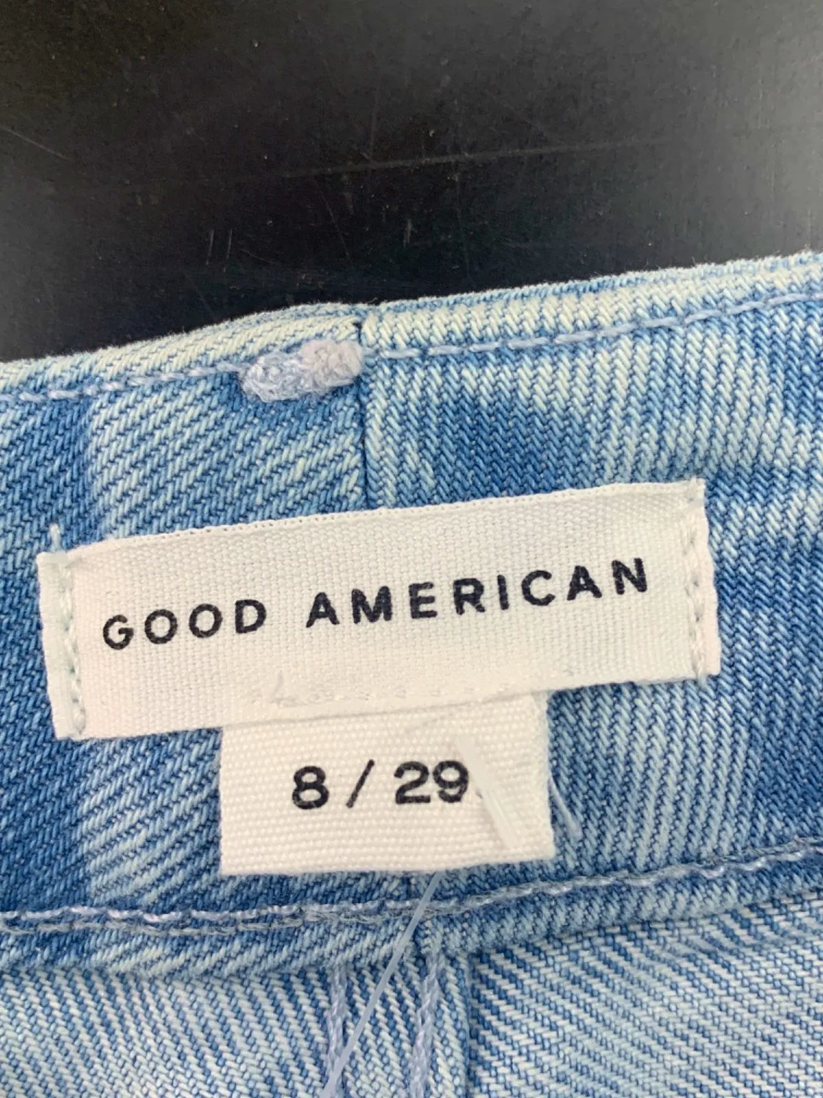 Good American Indigo Silver '90s Good '90s Jeans  W29”