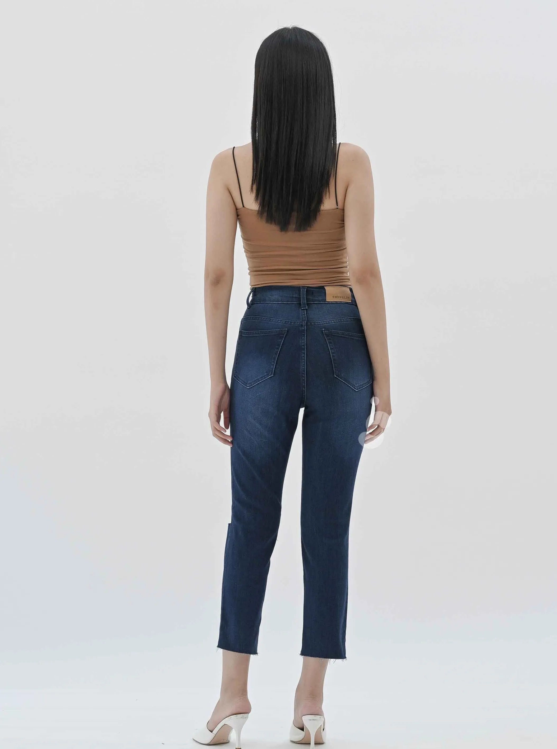 Helia Skinny Ripped Highwaist