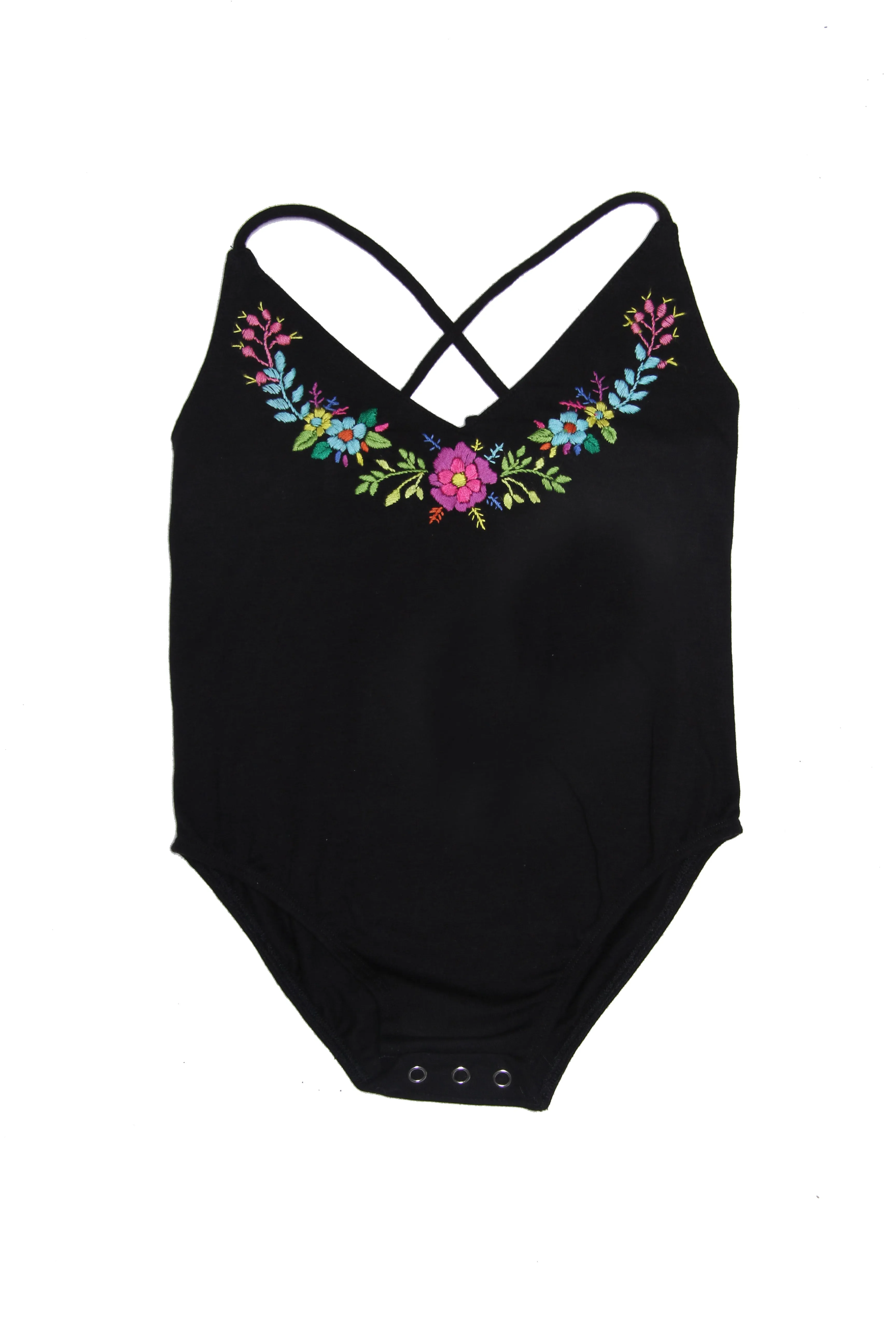 Honey Leotard Midnight with Hand Stitch (Older Girls)