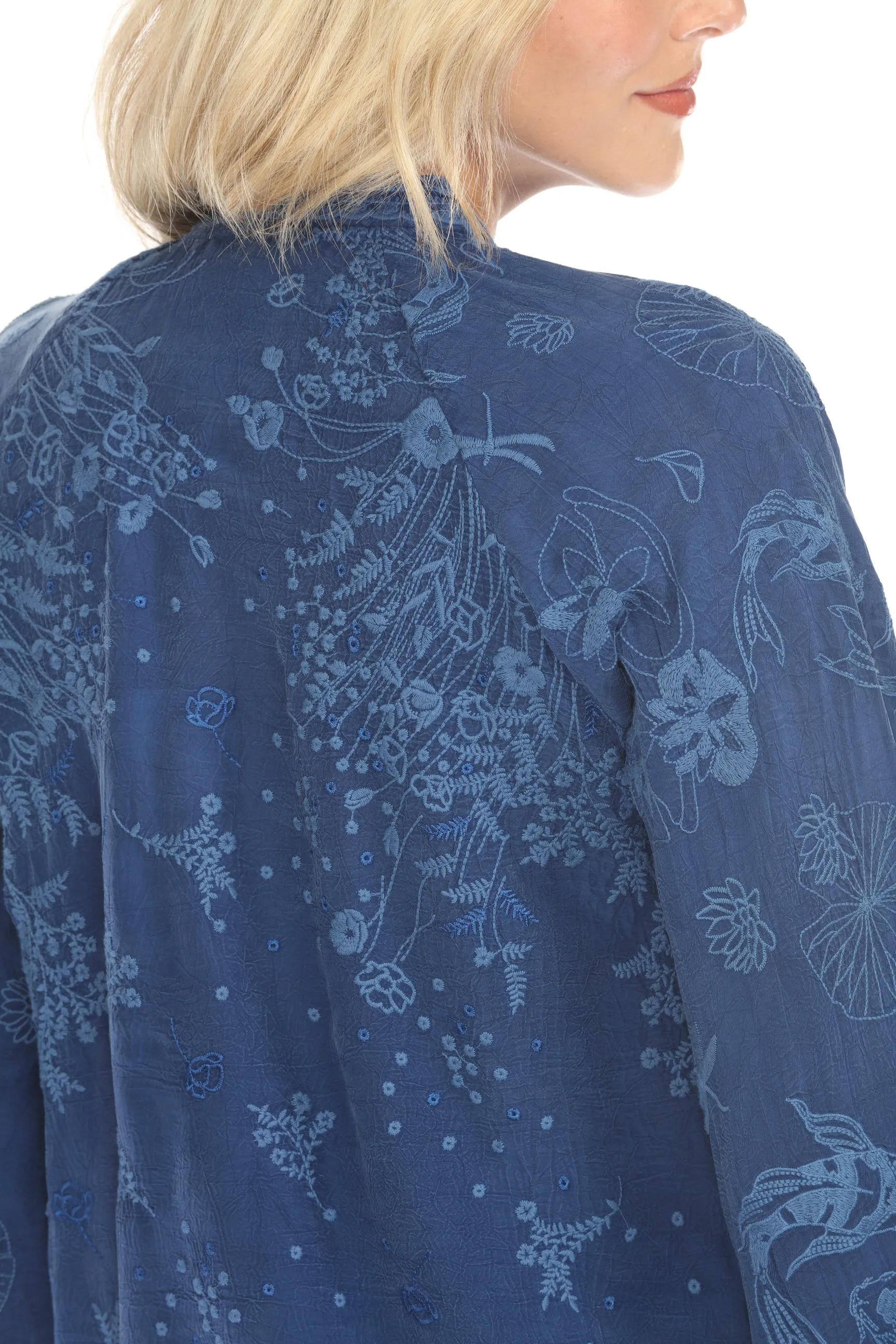 Johnny Was Gwyn Meadow Embroidered Jacket C40924 Boho Chic