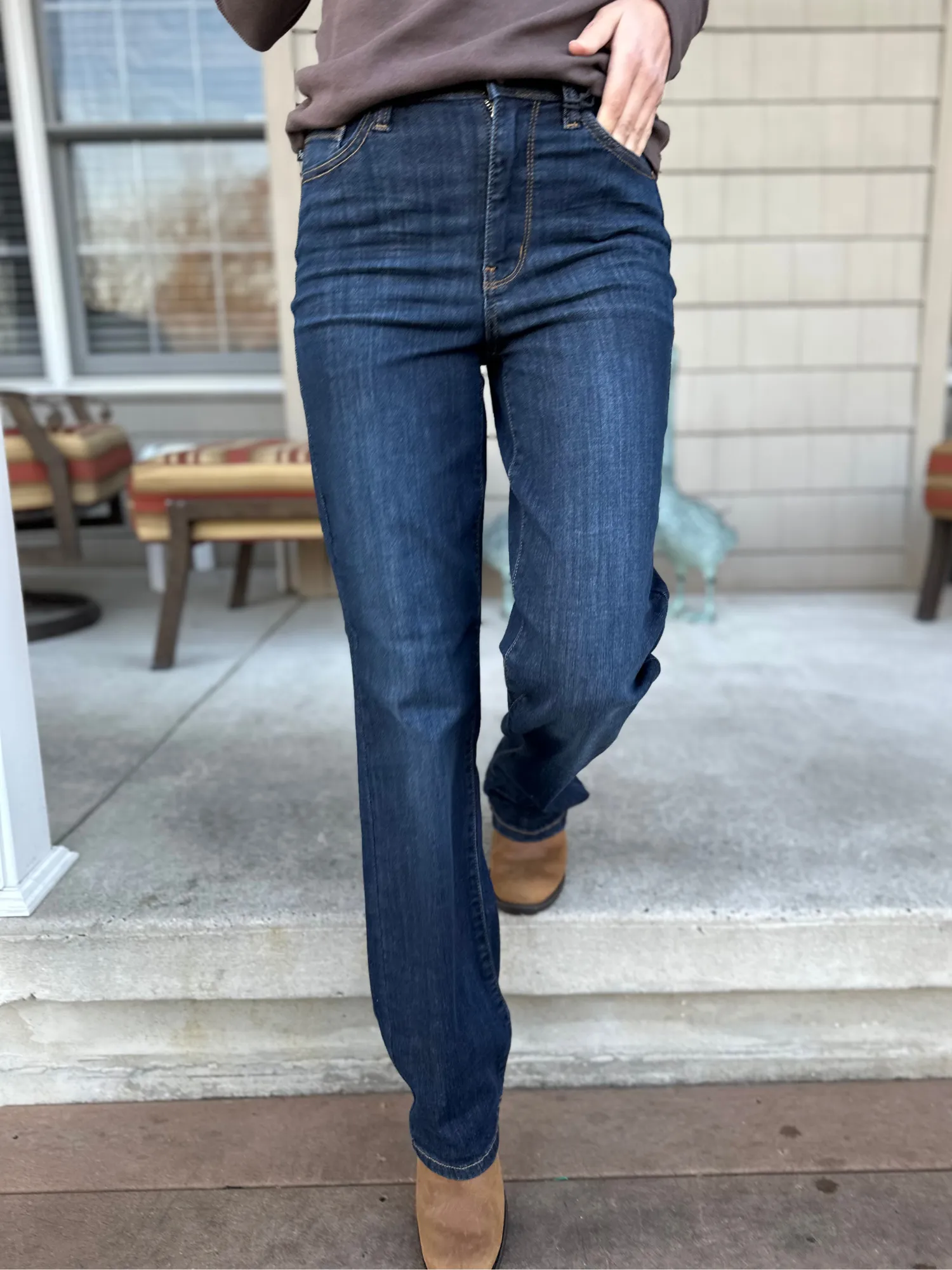 Judy Blue High Waisted Straight Leg Jeans