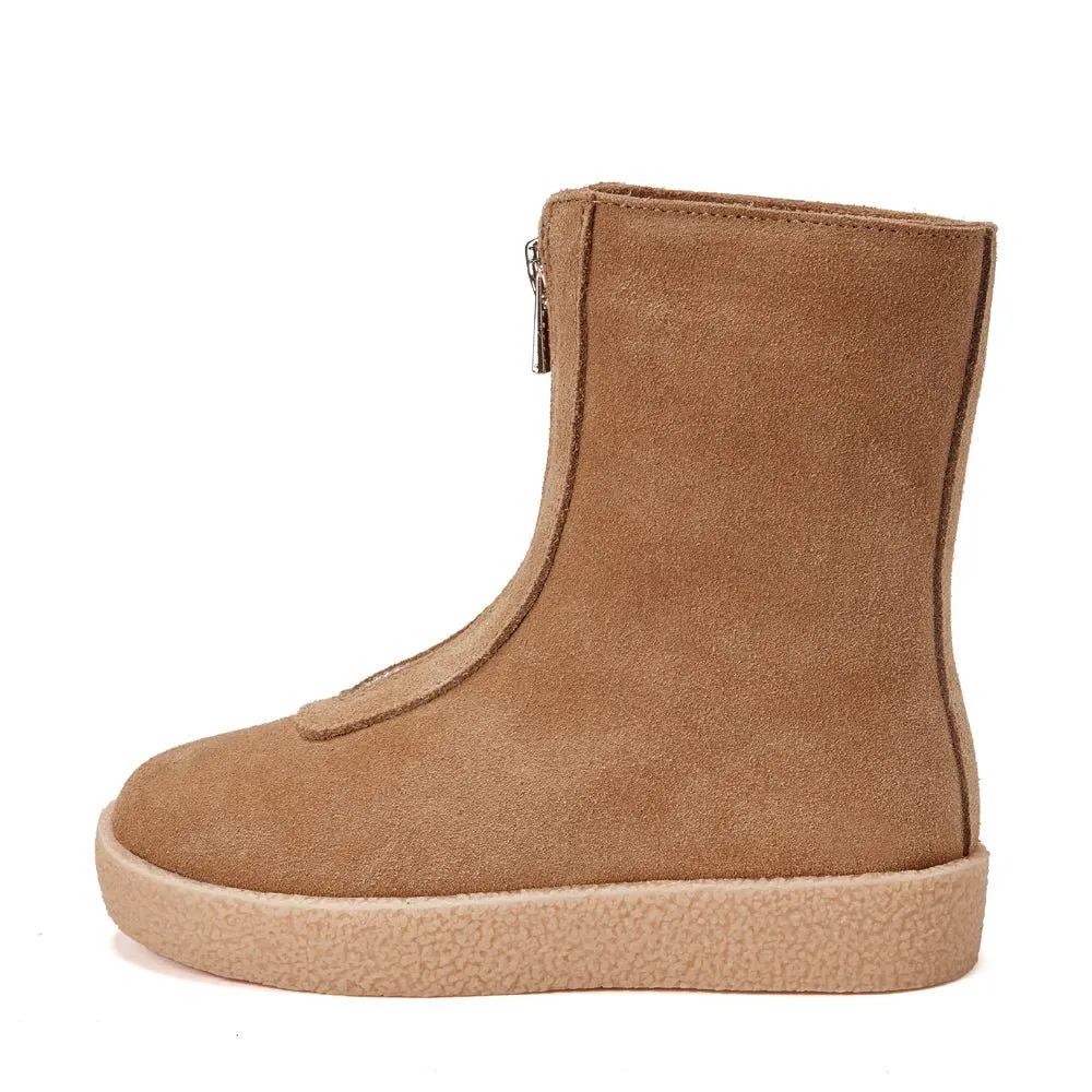 Leah Suede High Camel