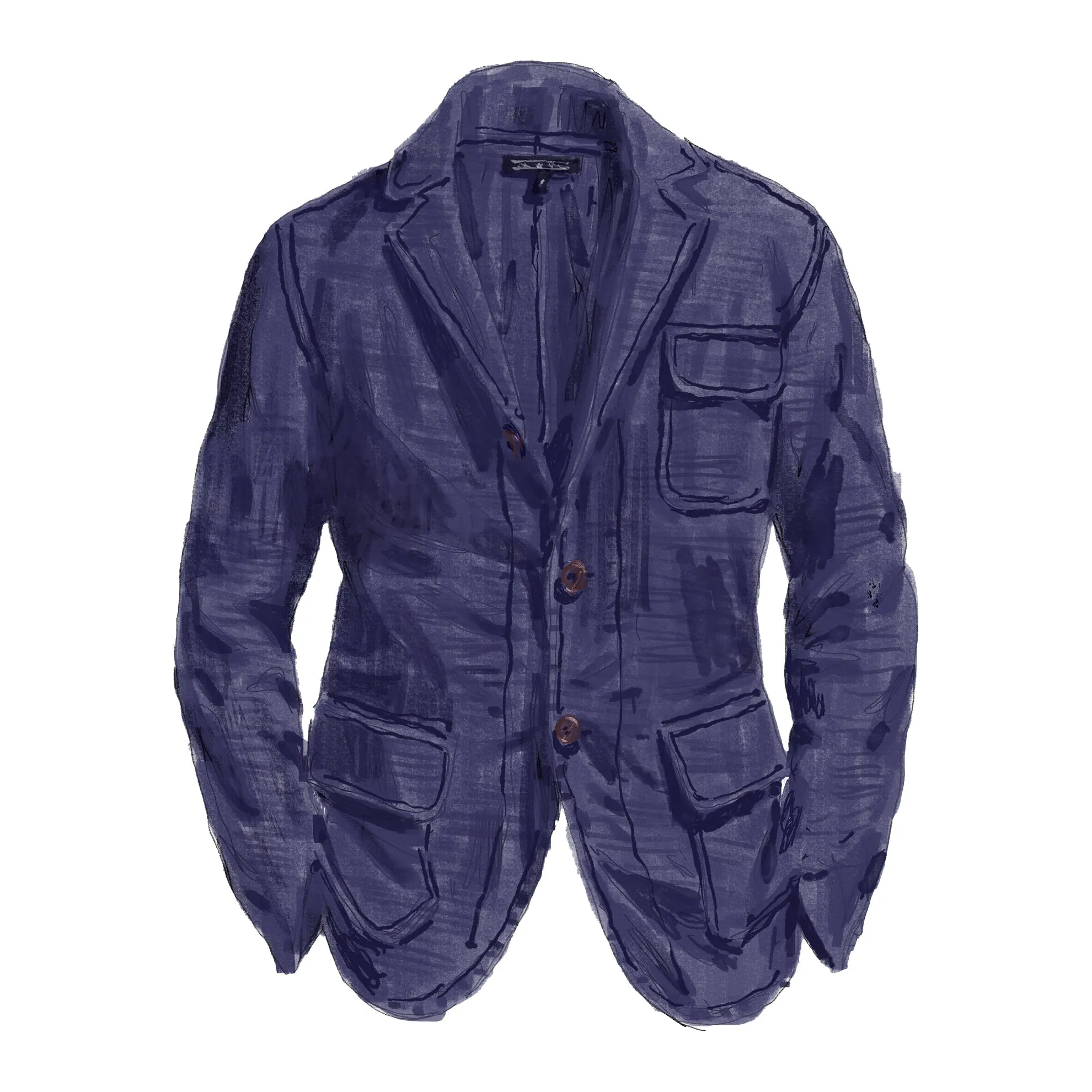 Linen Hopsack Blazer