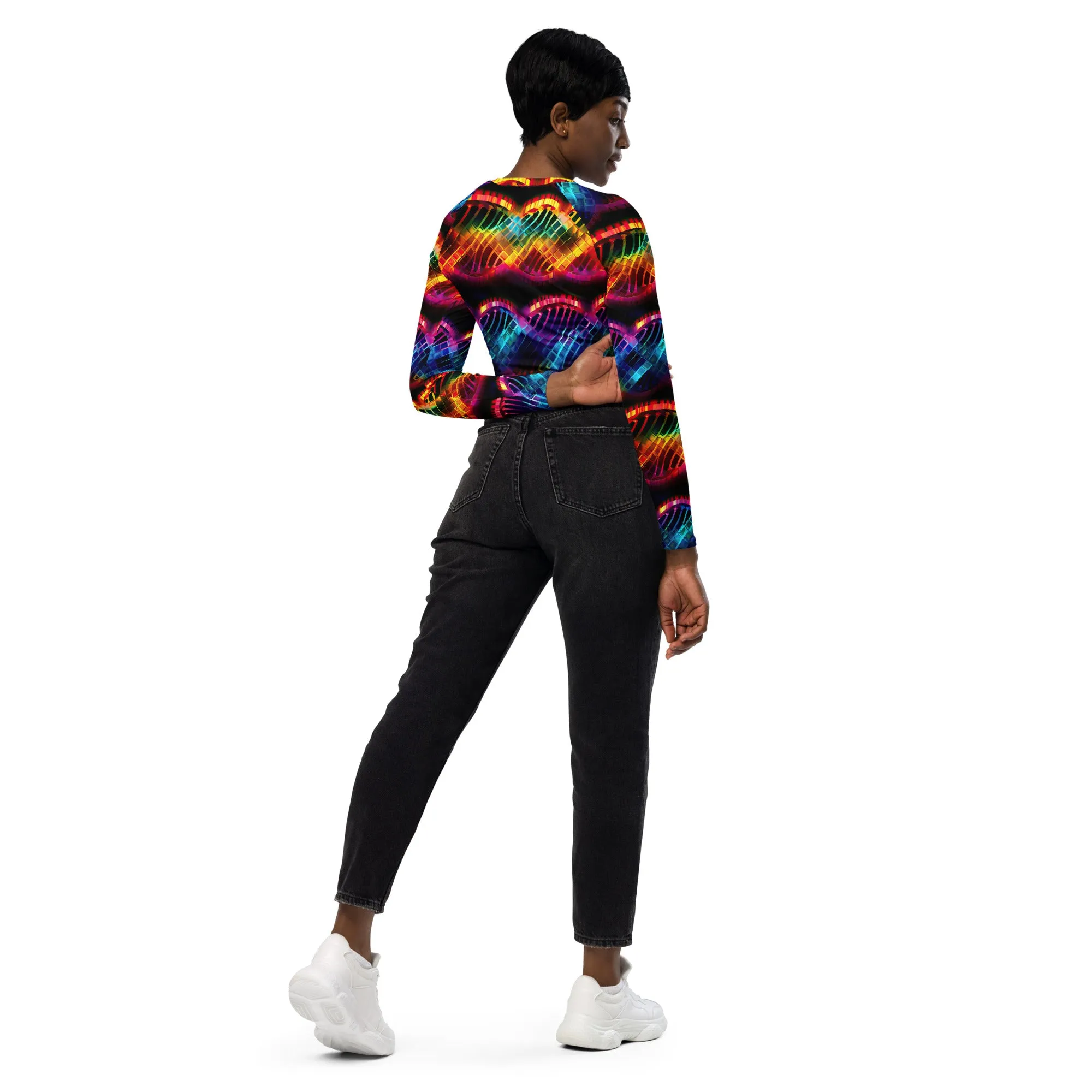 Long-Sleeve Crop Top Forever DNA