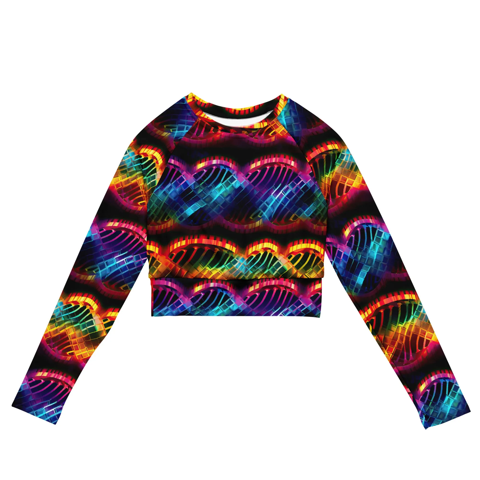 Long-Sleeve Crop Top Forever DNA