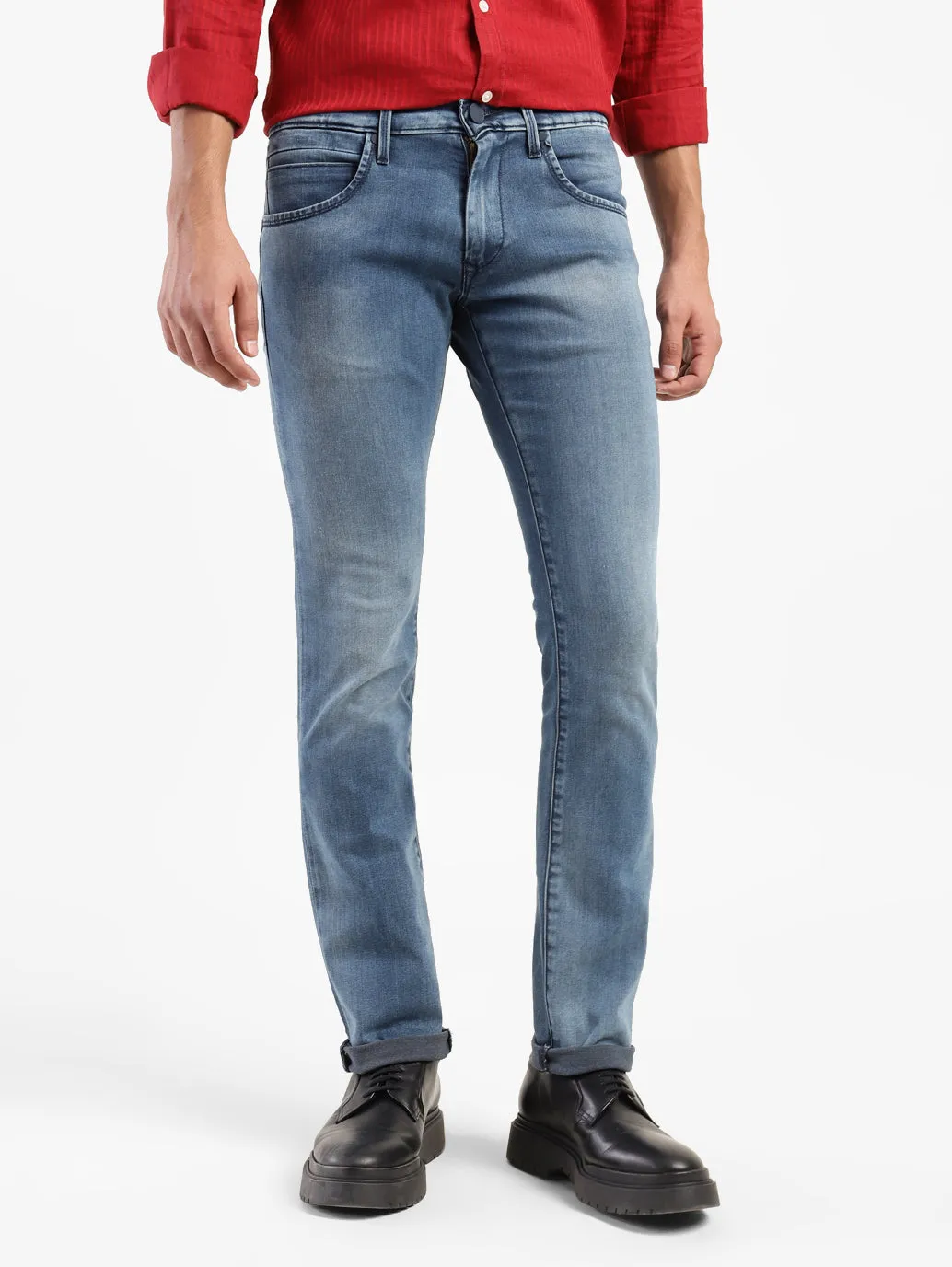 Men's 65504 Blue Skinny Fit Jeans