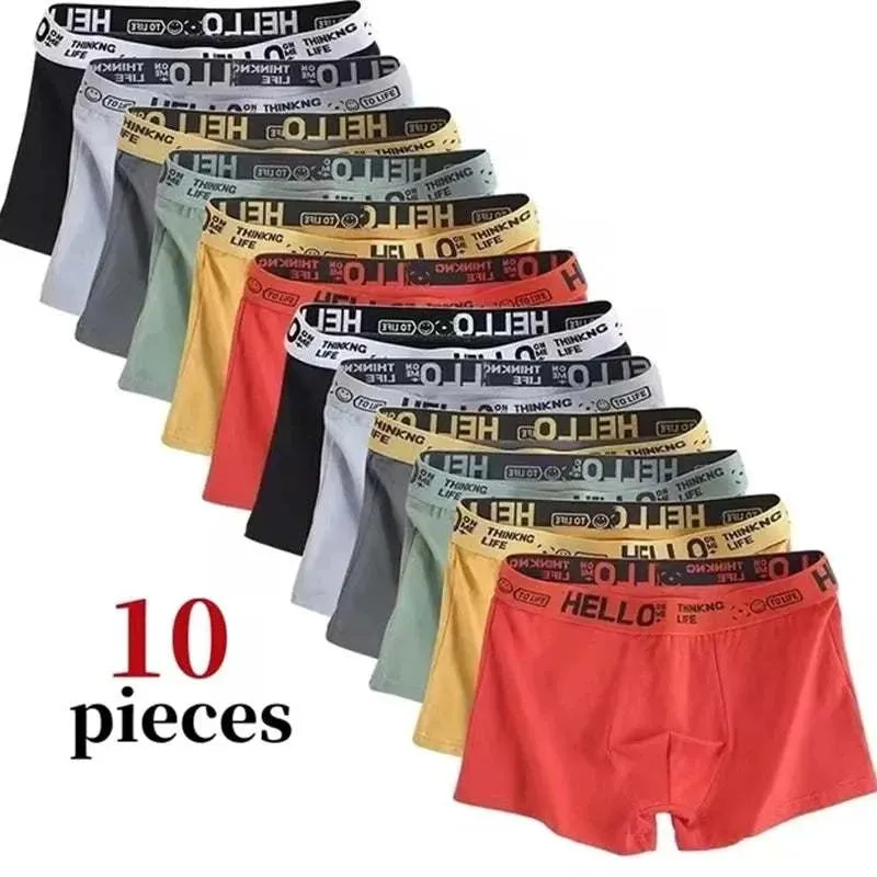 Men's Breathable Boxer Shorts Set