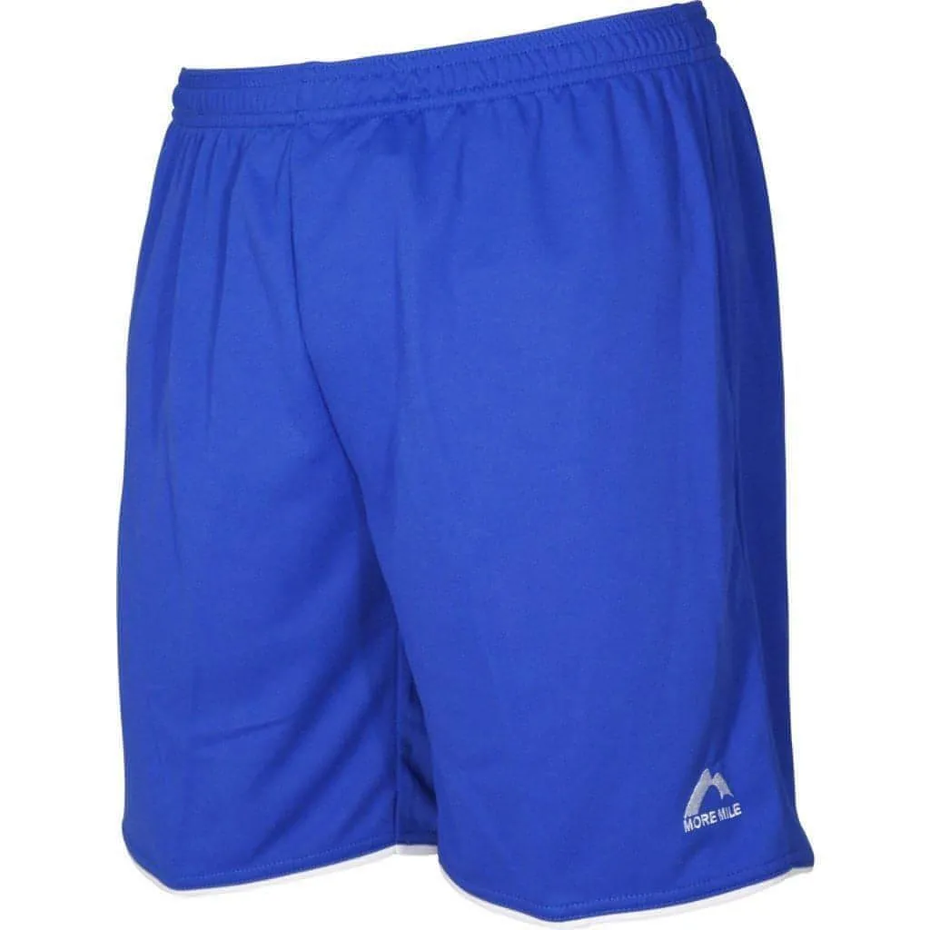 More Mile Premier Mens Football Shorts - Blue