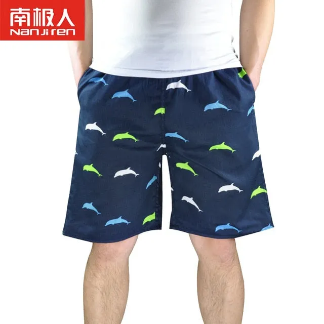 NANJIREN Men Breathable Casual Board Shorts Comfortable Plus Size