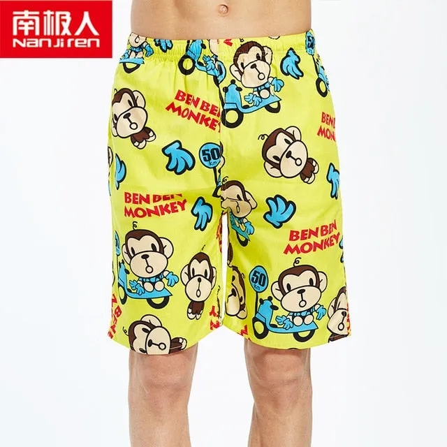 NANJIREN Men Breathable Casual Board Shorts Comfortable Plus Size