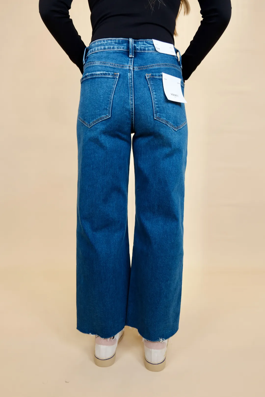 Olivia High Rise Wide Leg Jeans