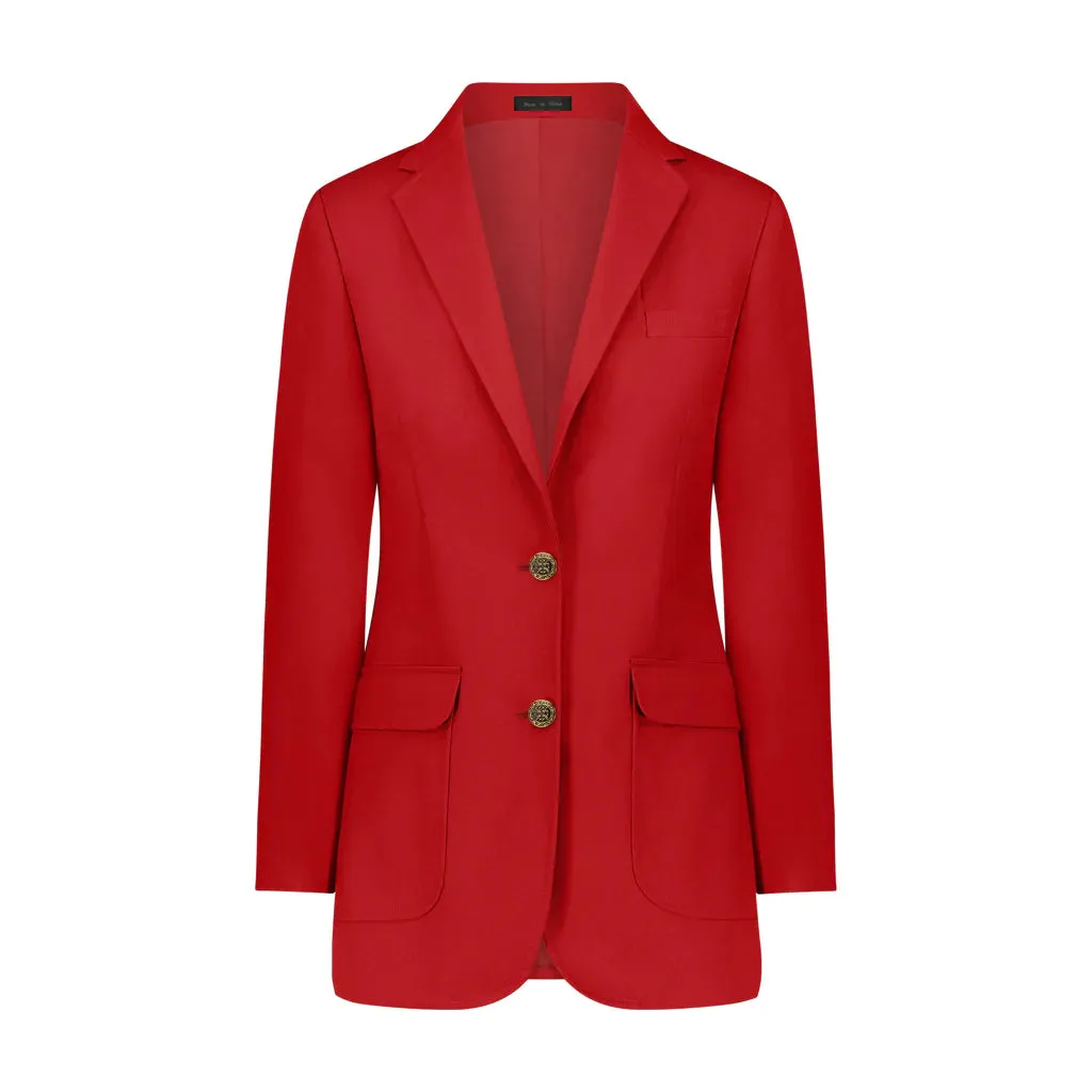 "Veronica" Women's Red Blazer