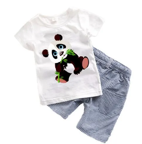 Summer Mickey Toddler Boys Clothing Sets