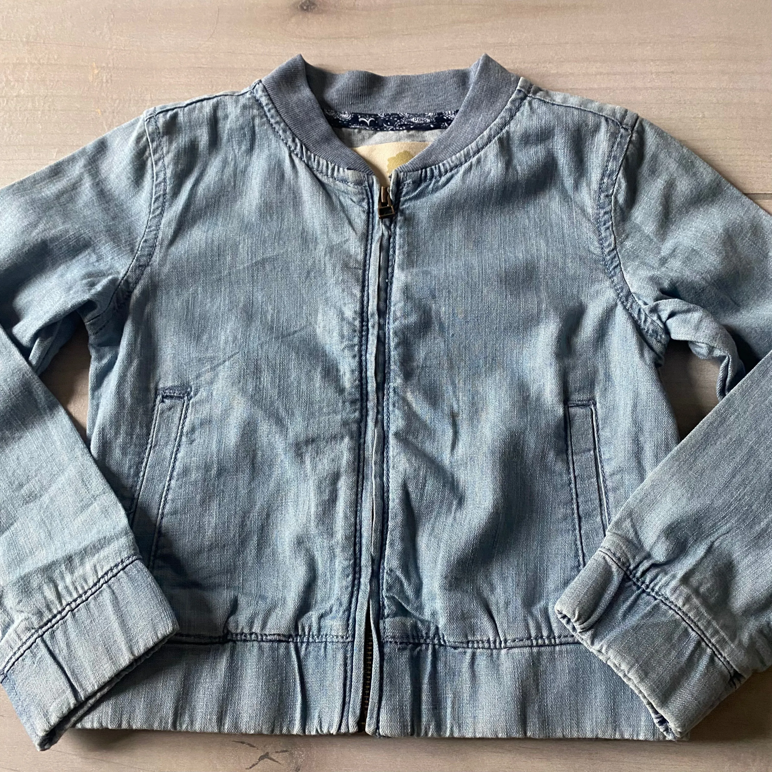 Tucker & Tate Chambray Zipper Jacket